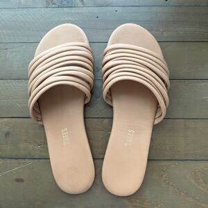 Tkees Caro in Pout Slides Size 10 Womens